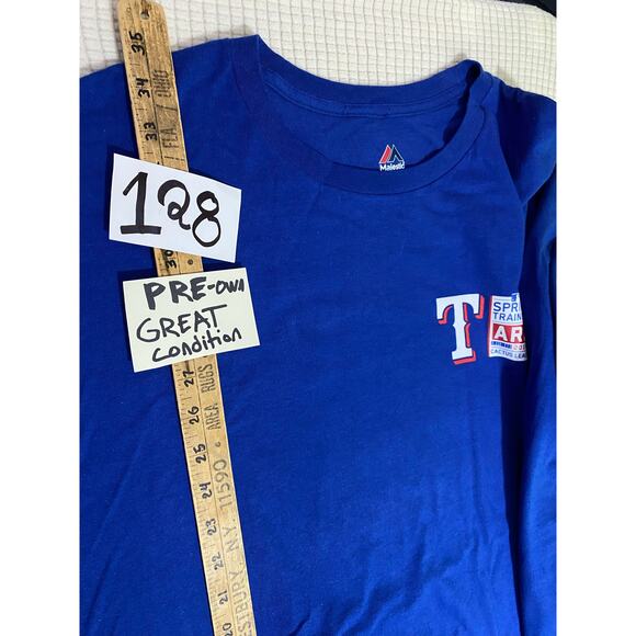 TEXAS RANGERS 2019 SPRING TRAINING ADULT 5XL Blue TSHIRT Surprise AZ S/S - Picture 3 of 8